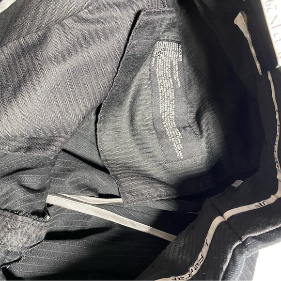 New w/ Tags J. Ferrar $70 Dress Pants Pinstripe Black Men’s Dark Charcoal Stripe - Picture 11 of 16